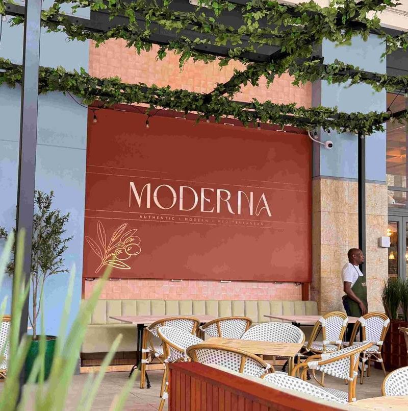 Authentic. Modern. Mediterranean. Moderna Cafe